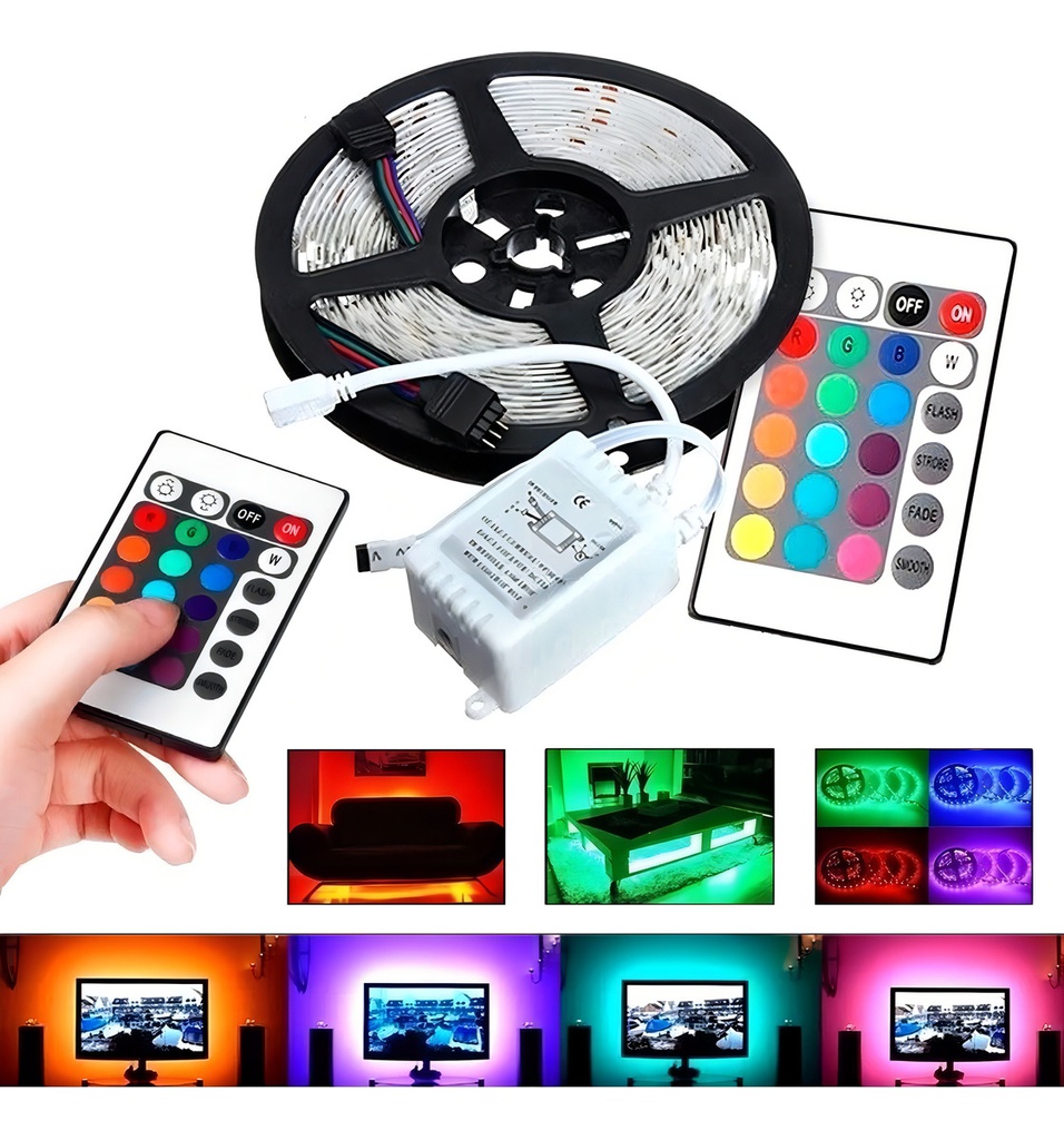 Tira Led Suono 5050 Rgb Ilu0002 5 Metros