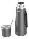 Termo Electrico Peabody Pe-et1001d 1lt. C/bombilla Gris Meta