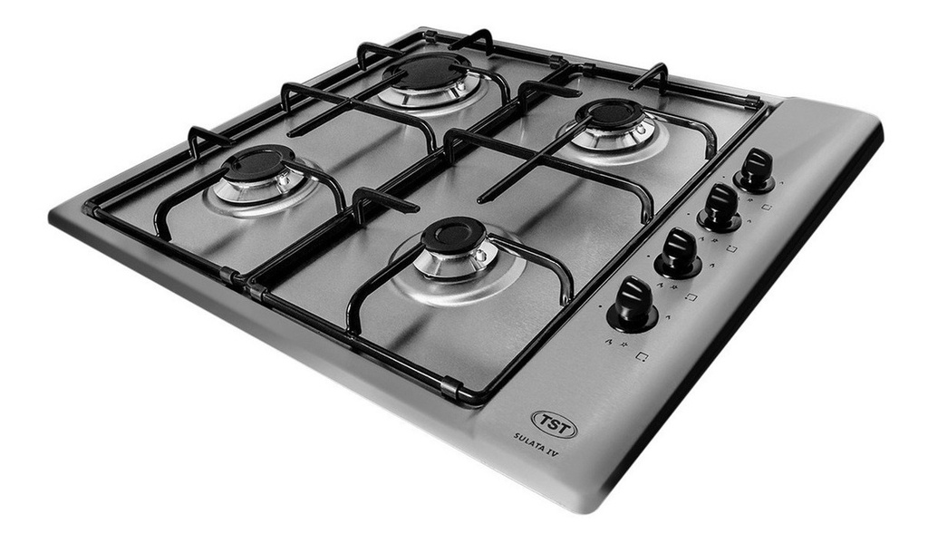 Anafe A Gas - Tst Sulata Iv Color Acero - 4 Hornallas