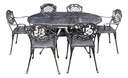 Juego De Jardin Chateaux X 6 Gris Oval