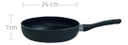 Sarten Hudson Ghw1132sf De Aluminio C/antiad. Profunda 24cm