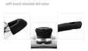 Wok Hudson Cc32sf De Aluminio C/antiad. Y Tapa Cristal 32 Cm