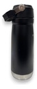 Botella Termica Acero Con Pico 650 Ml Negra