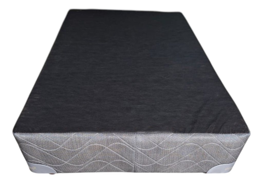 Base Sommier 1 1/2 Plaza Genérico Gris Deseo 100 X 200 Cm