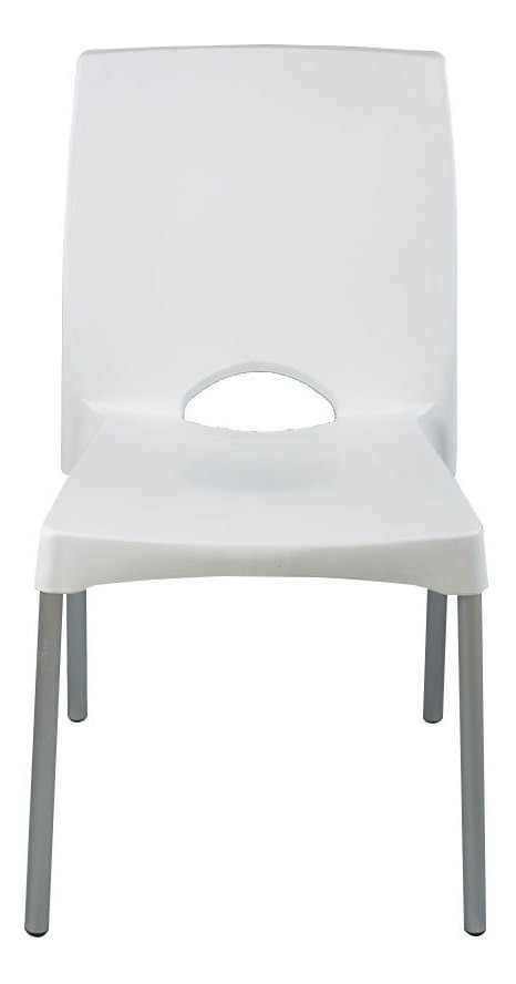 Silla Boston Garden Life X 4 Und - Patas De Aluminio Blanca