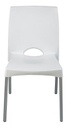 Silla Boston Garden Life X 4 Und - Patas De Aluminio Blanca