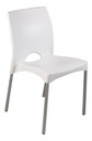 Silla Boston Garden Life X 6 Und - Patas De Aluminio Blanca