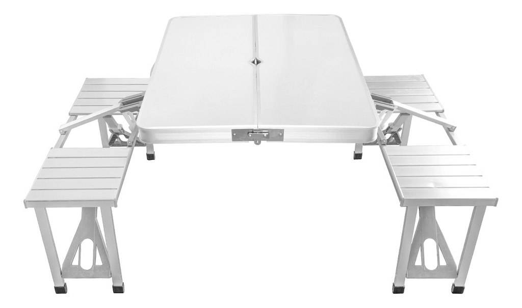 Set De Camping Kushiro Fsci-p4ba Plegable 4 Bancos