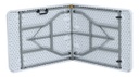 Mesa Plegable Jardin Kushiro Pro Fmpi-180b 180cm Bla