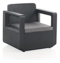Set Mueble Venus Tete Shaf Ber55452 Grafito 2 Sillas+1 Mesa