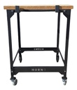 Mesa P/horno Lepen 500303 Gourmet C/ruedas Y Tabla