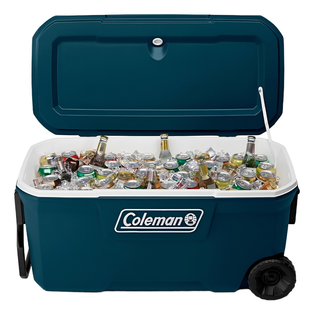 Conservadora Coleman Chest 100 Qt Ruedas Azul