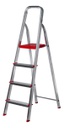 Escalera Lusqtoff Domestica De Aluminio 4 Grado Esl143-74