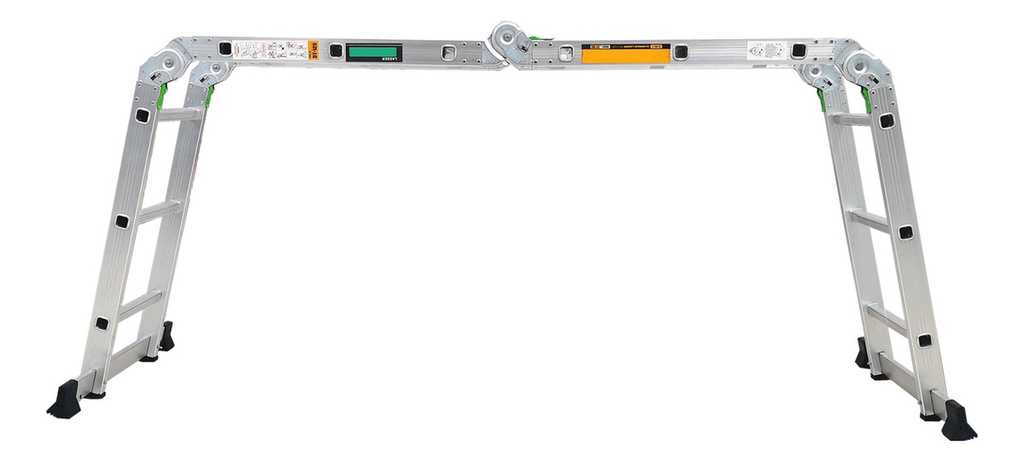 Escalera Naku Esc-001 De Aluminio Multiproposito Articulada