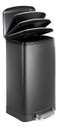Cesto Vonne Ccri 12ln Acero Negro Rectangular 12l