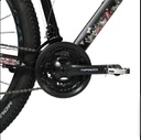 Bicicleta Top Mega Regal R29 21vel Neg Bco Gris L 1007975
