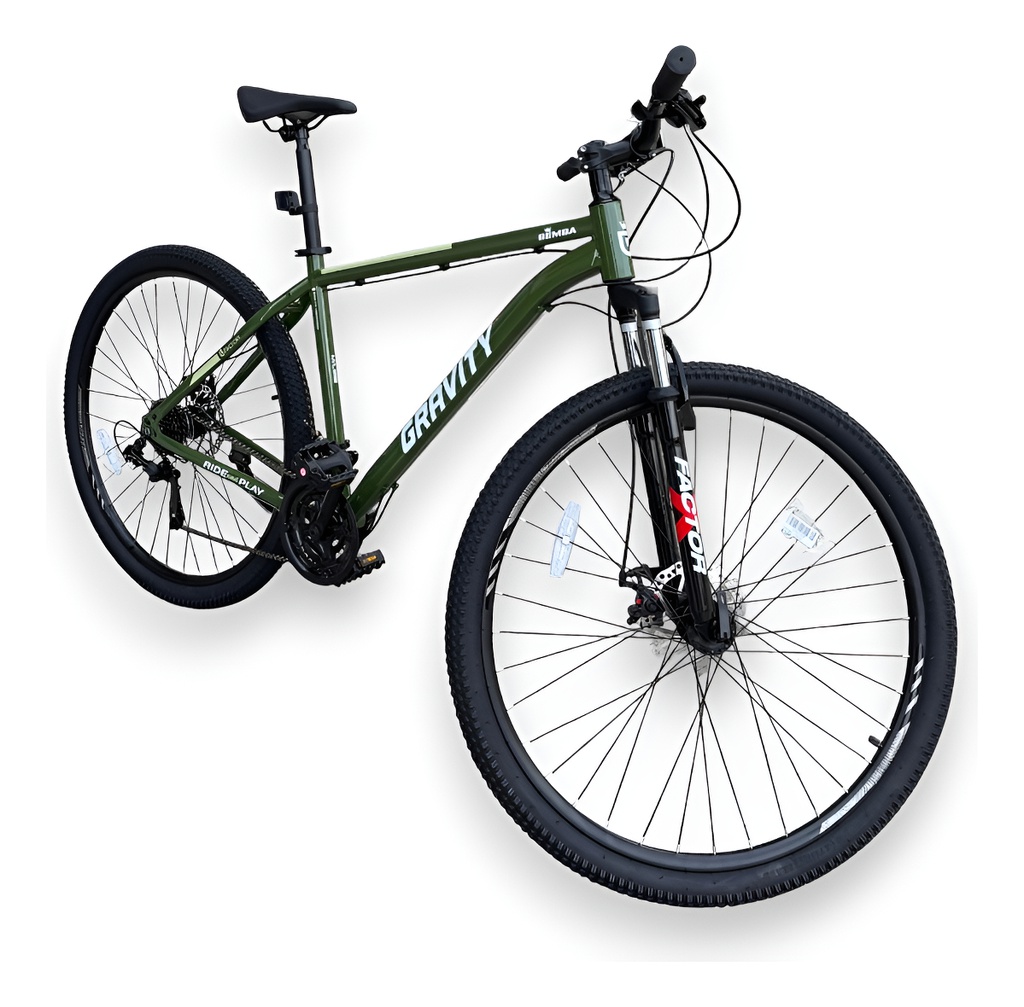 Bicicleta Gravity Bemba R29 Talle M/l Verde