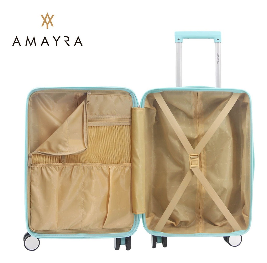 Valija Amayra 67.8008t20 20  Abs Turquesa P/notebook