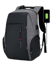 Mochila Kushiro Musb01  Negro Gris C/ Puerto Usb