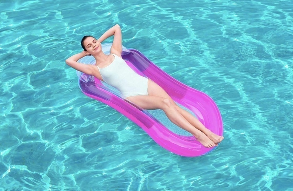 Colchoneta Bestway Con Red 43103 Lila