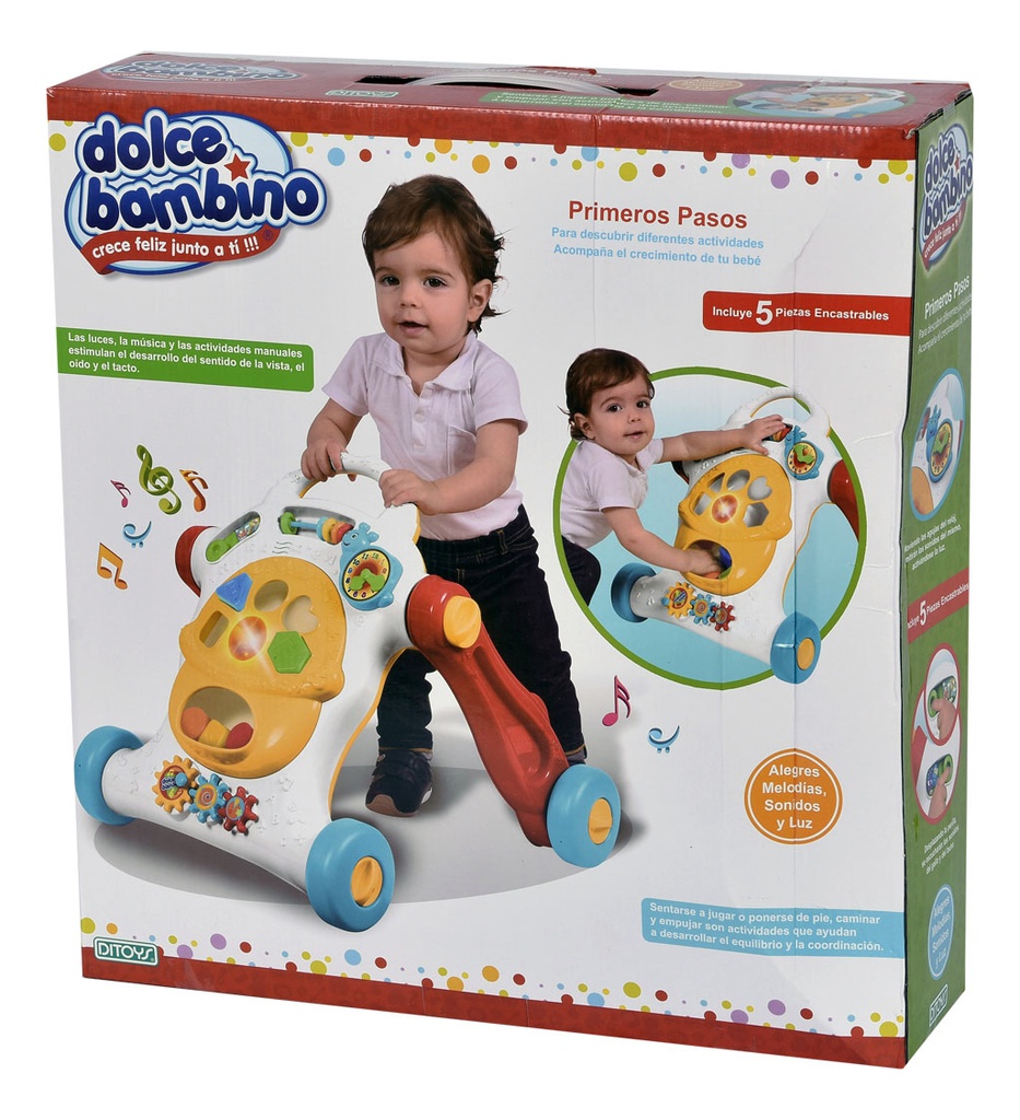 Andador C/ Actividades Ditoys 1981 Dolce Bambino