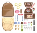 Mochila Juego De Mesa Vanyeh Ice Cream