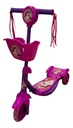 Monopatin Infantil Aluminio Con 3 Ruedas Rosa 5003a