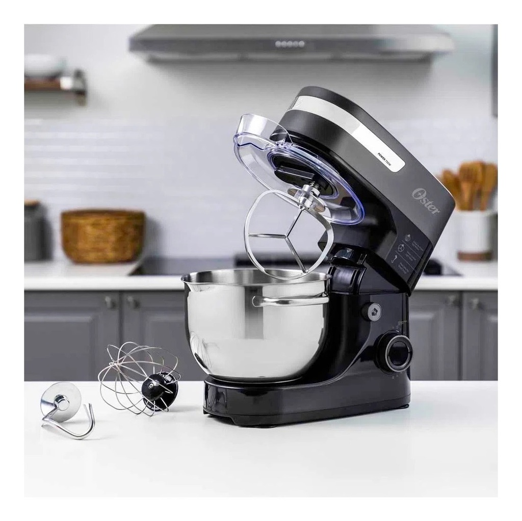 Batidora De Pie Oster Fpstsm3711 Negra 220v 50 Hz