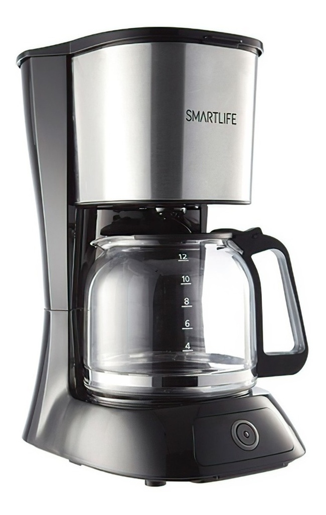 Cafetera Smartlife Sl-cm9402 Negra Y Plata 220v 1.5l