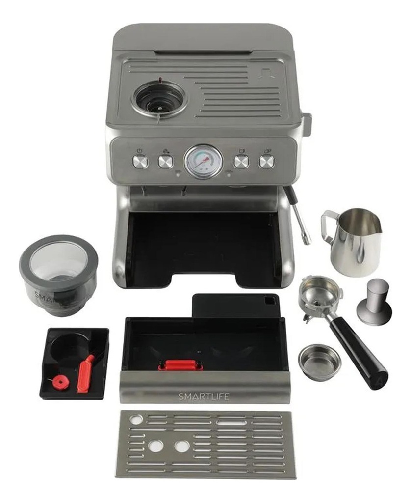 Cafetera Smartlife Ecg5020 Expresso Con Molinillo 20bar