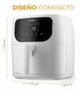 Freidora De Aire Digital Sin Aceite Atma Fr60ar 6,5l Blanco