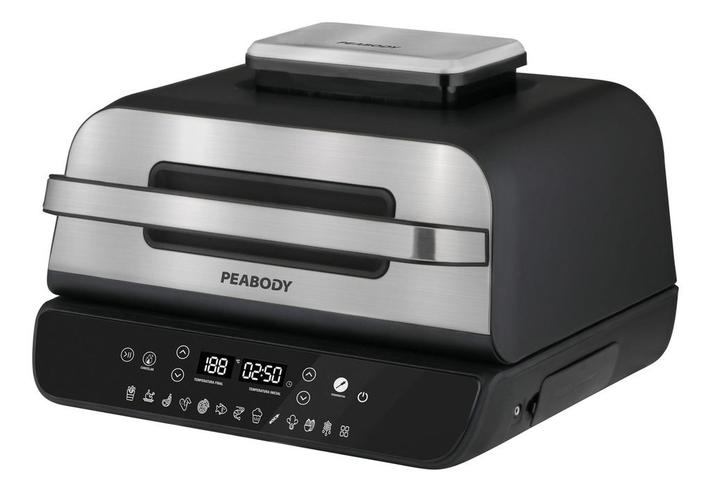 Freidora Sin Aceite Con Grill Peabody Afg03n 7litros