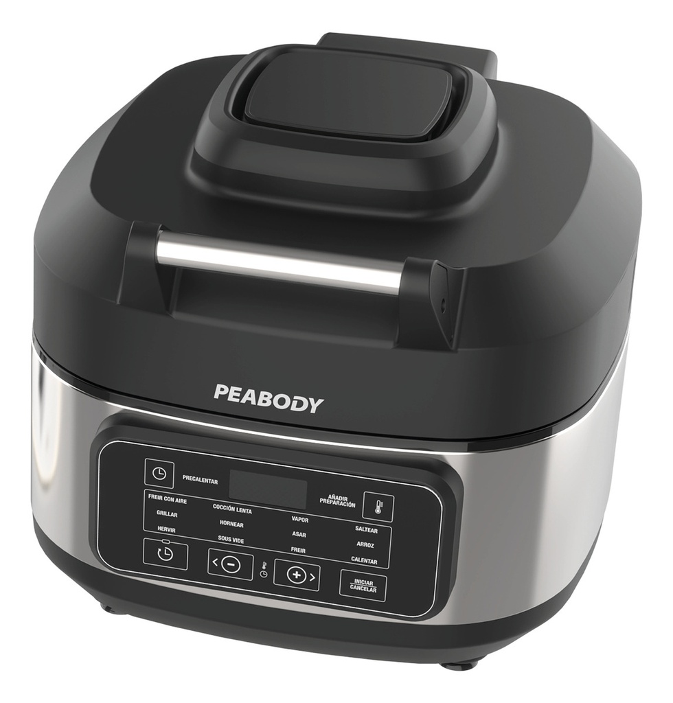 Freidora De Aire Peabody Pe-afm01n Olla Multifunción  6 L