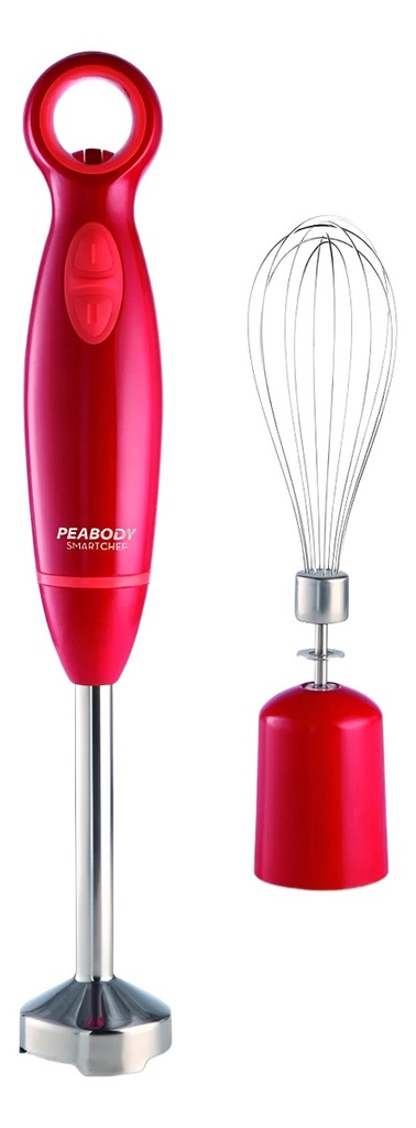 Licuadora De Mano Peabody Pe-lm322r 600w Roja