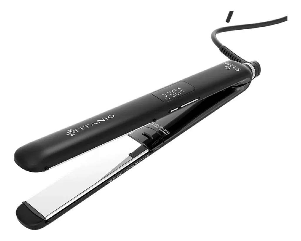 Plancha De Cabello Gama Cp14 Digital 4d Titanio Therapy