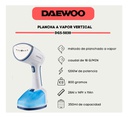 Plancha Vaporizador Vertical Daewoo Dgs5030  1200w  Blanca