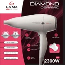 Secador De Pelo Gama Diamond Ceramic 2300w Nano Silver