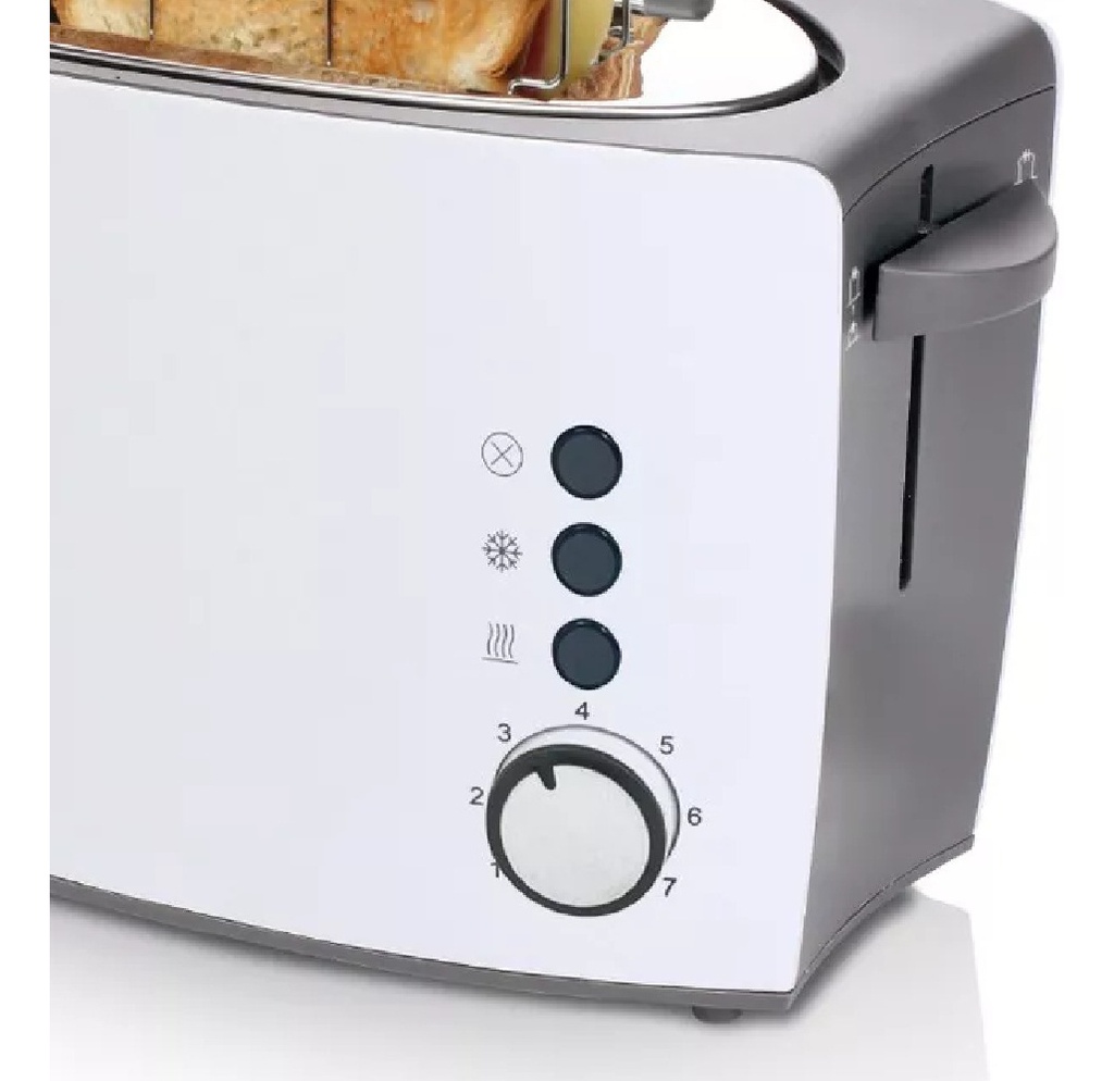 Tostadora Liliana Aat907 7 Niv 800w Blanca