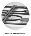 Anafe A Gas Longvie A6600bf Blanco Encendido Una Mano