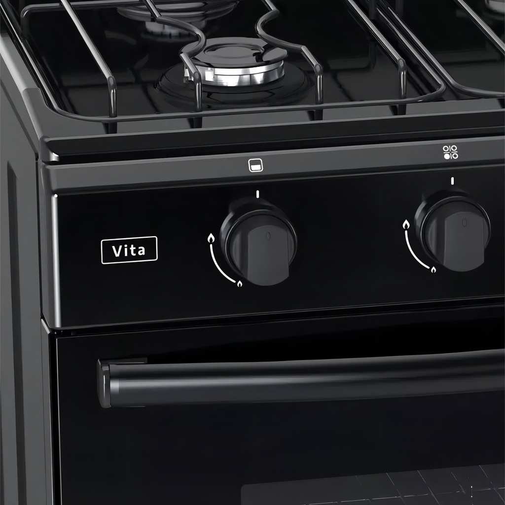 Cocina Ormay Vita Negra Multigas Easy To Clean