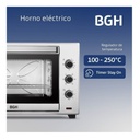 Horno Electrico Bgh 60lts Conveccion 2200w Bhe60s22 Digiya
