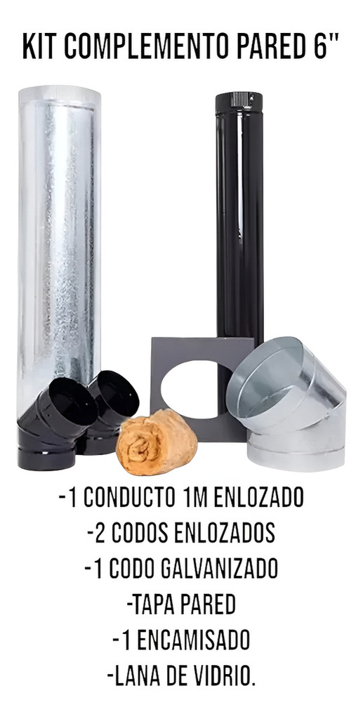 Kit Complemento Pared 6  Enlozado 05-000-226