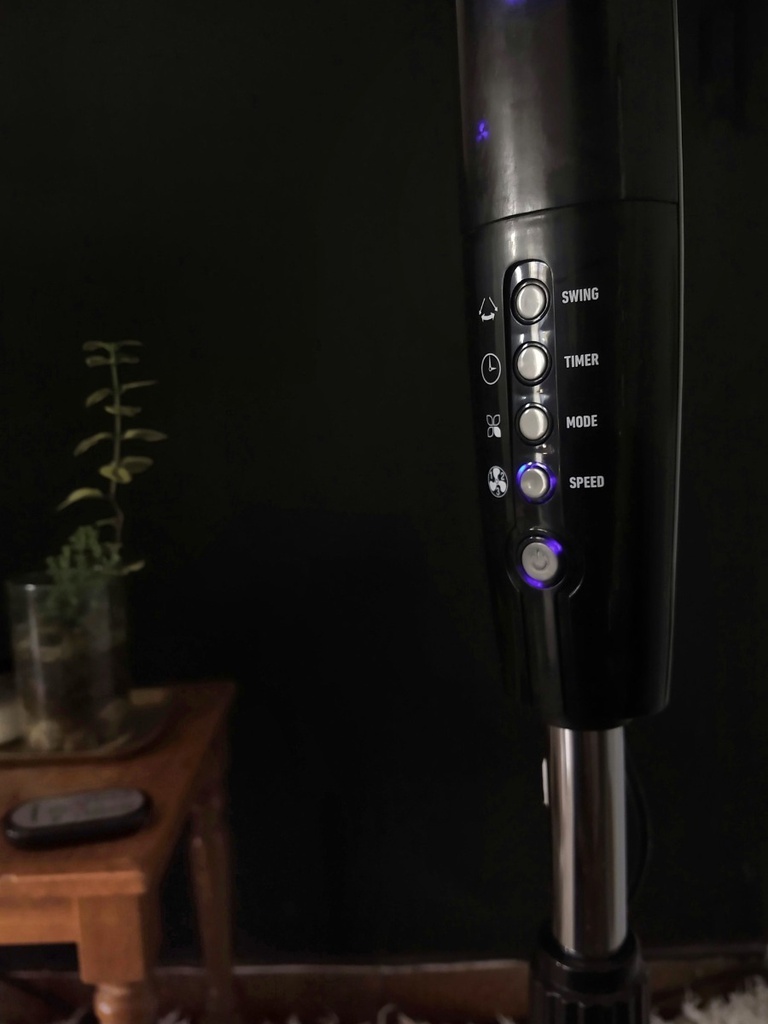 Ventilador De Pie Peabody Pe-vp350 Digital 20  Negro 130w