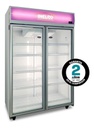 Exhibidora Vertical Inelro Mt980 980lts Dos Puertas