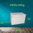 Freezer Horizontal Nueva Neba F400  Blanco 384l 220v
