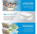Heladera No Frost Inverter Midea - Inox Top Mount 340 Litros