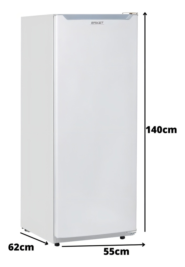 Heladera Briket Bk1f1211 Blanca Deshielo Manual 290l Clase A