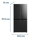 Heladera Philco Phsb482xt 482l Touch
