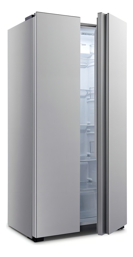 Heladera Hisense Rs3n428nad 428l Side By Side Nofrost Silver