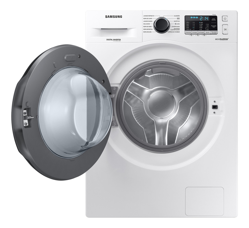 Lavarropas Samsung Ww95aa046bwubg 9.5kg Inverter  Blanco
